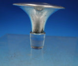 Sterling Silver and Glass Bottle Stopper Round #177 2" x 2" (#6844)