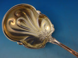 Lion by Frank Smith Sterling Silver Berry Spoon Gold-washed Old 8 3/8"