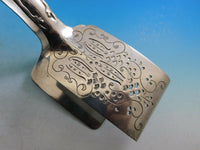 Wave Edge by Tiffany Sterling Silver Asparagus Serving Tong Brite Cut 7 1/2"