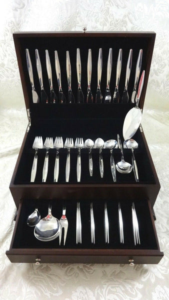 Grace by Orla Vagn Mogensen Sterling Silver Flatware Set Service 77 Pieces