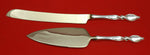 Silver Swirl by Wallace Sterling Silver Wedding Cake Set Server 2pc Custom HHWS