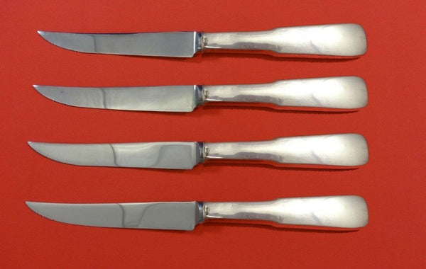 Eighteen Ten by International Sterling Silver Steak Knife Set 4pc HHWS  Custom