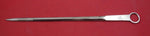 English Georgian Sterling Silver Skewer engraved griffin and crown 1827 12"