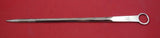 English Georgian Sterling Silver Skewer engraved griffin and crown 1827 12"