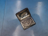 JB John Bettridge English Sterling Silver Vinaigrette Repousse Birmingham #6583
