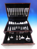 Ringebu by David Andersen Norwegian 830S Silver Flatware Set 88 pcs Pierced Rare