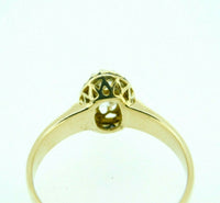 14k Yellow Gold Victorian Mine Cut Genuine Natural Diamond Ring (#J4433)