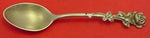 Harlequin by Reed and Barton Sterling Silver Demitasse Spoon with Rose GW 4"