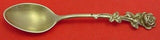 Harlequin by Reed and Barton Sterling Silver Demitasse Spoon with Rose GW 4"