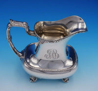 King George by Gorham Sterling Silver Water Pitcher w/Applied Feet #A499 (#3281)