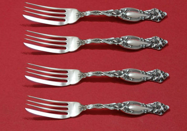 Frontenac by International Sterling Silver Fish Fork Set 4pc AS Custom 7 1/8"