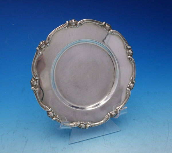 Water Lily by Camusso Peruvian Sterling Silver Dessert Plate (#4695)