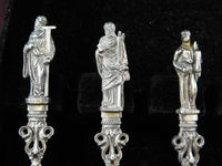 Apostles by Gorham Sterling Silver Flatware Set 13 pieces Figural 3-D Sculptural