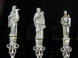 Apostles by Gorham Sterling Silver Flatware Set 13 pieces Figural 3-D Sculptural