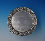 Repousse by Kirk Sterling Silver Salver Tray w/Three Feet Branch Borders (#5019)