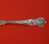 Stag Hunt by William Cummings English Sterling Silver Fish Knife with Crest 8"