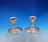 Fordham and Faulkner English Sterling Silver Candlestick Holders c.1904 (#3925)