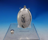 Antique Acid Etched by Whiting Sterling Silver Perfume Flask #2142F (#3966)