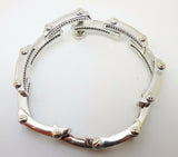 18K White Gold 2ct Charriol Genuine Natural Diamond Bracelet (#J3214)