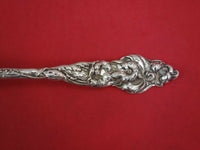 Les Six Fleurs by Reed and Barton Sterling Silver Ice Spoon Gold Washed 9 5/8"