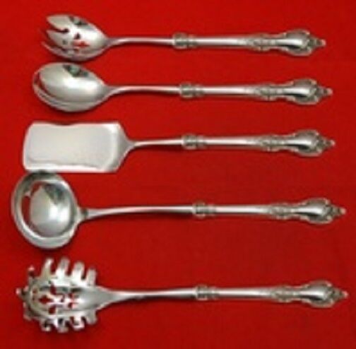 Delacourt by Lunt Sterling Silver Hostess Serving Set 5pc HHWS  Custom Made