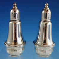 Duchin Creations Sterling Silver Salt & Pepper Shaker Pair w/Glass Liners #2550