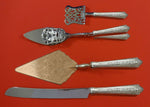 Normandie by Wallace Sterling Silver Dessert Serving Set 4pc Custom Made