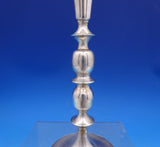 Colonial by B and M Sterling Silver Candlestick Pair #165 6 1/2" Tall (#6973)