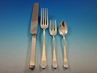 Madam Morris by Whiting Sterling Silver Flatware Set for 8 Service 33 pcs Dinner