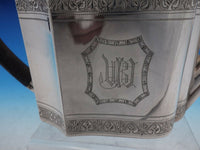 Georgian Henry Chawner English Sterling Silver Tea Pot Teak Handle (#4087)