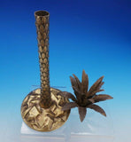 Palm Tree by Tiffany and Co Sterling Silver Candlestick Vermeil 13 1/2" (#4568)
