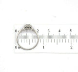 Platinum 1.10 Carat Genuine Natural Diamond Engagement Ring (#J5451)