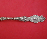 Irian by Wallace Sterling Silver Demitasse Spoon Gold Washed 3 7/8" Antique