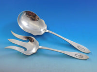 Buckingham Narrow by Shreve Sterling Silver Flatware Set Service 67pc H Monogram