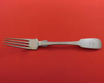 German Prussian Sterling Silver Dinner Fork Circa 1840's 8 5/8" Flatware