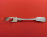 German Prussian Sterling Silver Dinner Fork Circa 1840's 8 5/8" Flatware