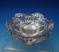William Comyns English Victorian Sterling Silver Candy Dish Footed Ribbons #6456