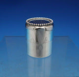 Shreve Sterling Silver Inkwell Beaded with Glass Insert 1 3/4" x 1 1/2" (#6562)