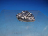 European Sterling Silver Vinaigrette Heart Shaped w/ Swans Fish Pierced (#6737)