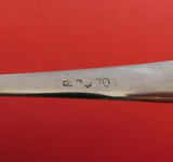 William Marshall Scottish Sterling Silver Platter Spoon Engraved Sword 11 1/4"