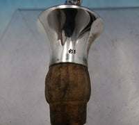 .900 Silver Bottle Stopper with Cork and 3-D Eagle 3 3/8" x 1 1/2" (#6769)