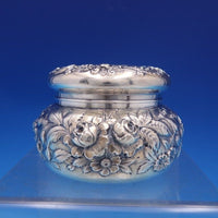 Repousse by Kirk Sterling Silver Powder Jar  #6 2 1/2" x 3 3/4" 5.2 ozt. (#7033)