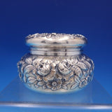 Repousse by Kirk Sterling Silver Powder Jar  #6 2 1/2" x 3 3/4" 5.2 ozt. (#7033)