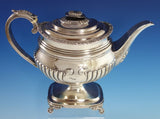 Thomas Bowen English Sterling Silver Coffee Set 4pc with Floral Border (#2726)