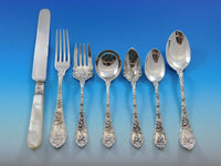 Dauphin by Durgin Gorham Sterling Silver Flatware Set 12 Service 92 pcs Floral