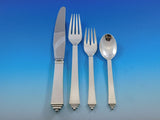 Pyramid by Georg Jensen Danish Sterling Silver Flatware Set Service 40 pc Dinner