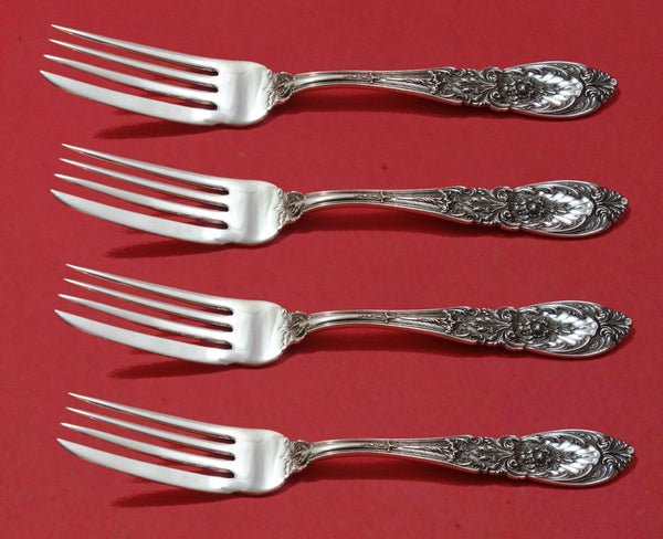 Richelieu by International Sterling Silver Fish Fork Set 4pc AS Custom 7 1/4"