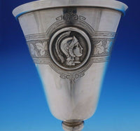 Medallion by Gorham Sterling Silver Goblet with Applied Medallions (#3876)