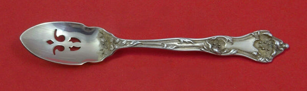Intaglio by Reed and Barton Sterling Silver Olive Spoon Pierced 5 3/4" Custom