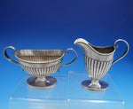 Fiddle Thread by Frank Smith Sterling Silver Sugar and Creamer  (#4178)